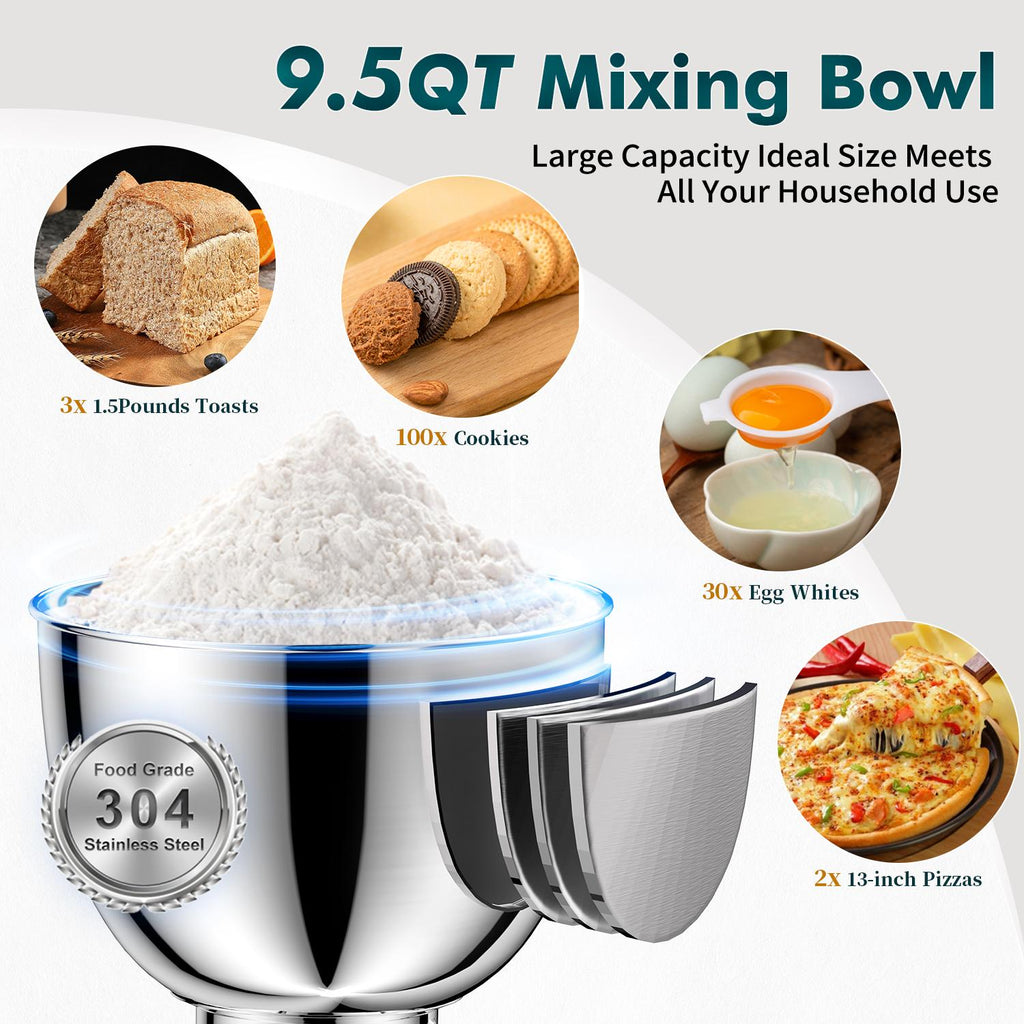 9.5 Qt 660W Stand Mixer Kitchen